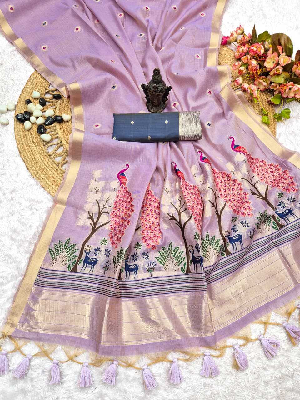 Vantara Cotton Designer Saree