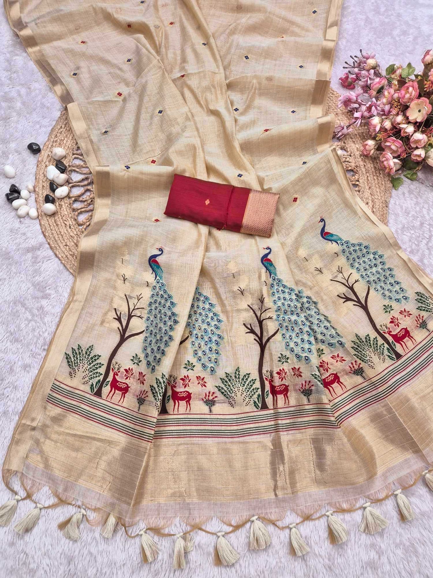 Cotton Designer Saree