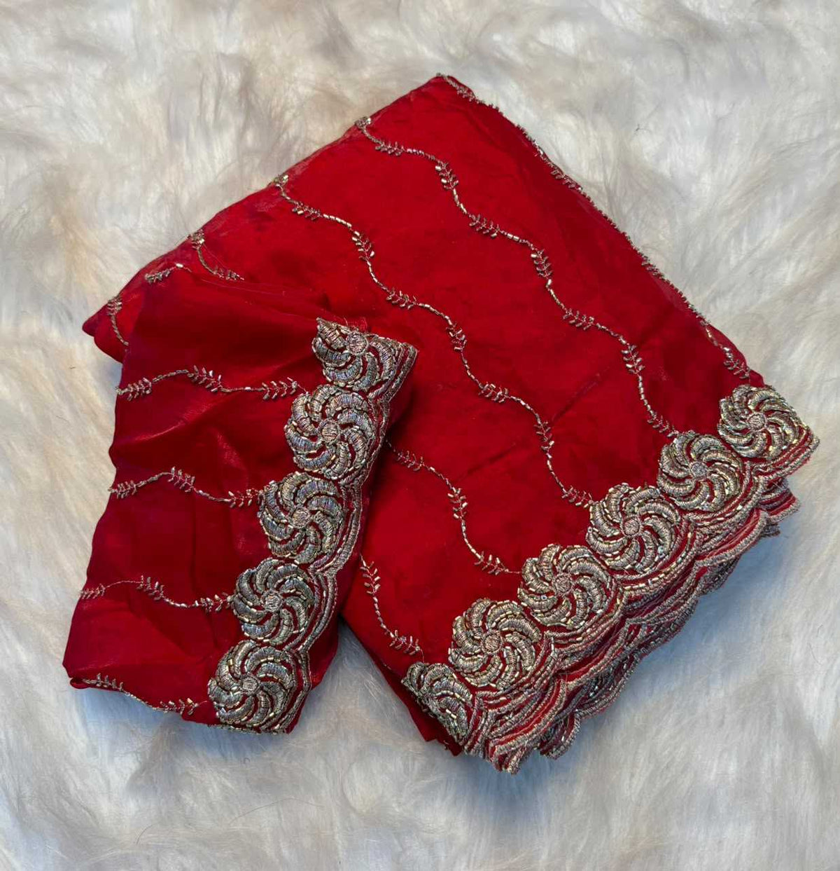Space Silk Handloom Saree