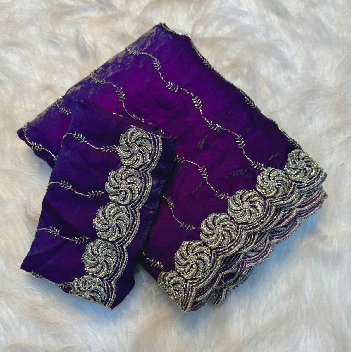 Space Silk Handloom Saree
