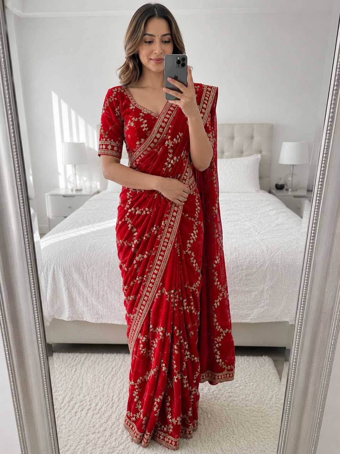 Space Silk Designer Saree