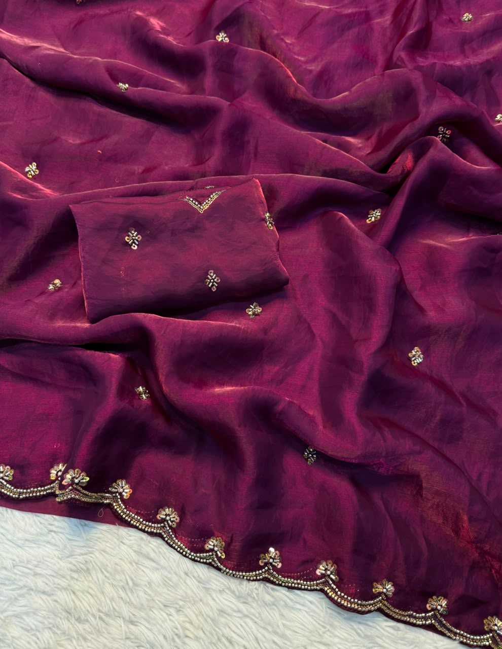 Akankini Space Silk Handloom Saree