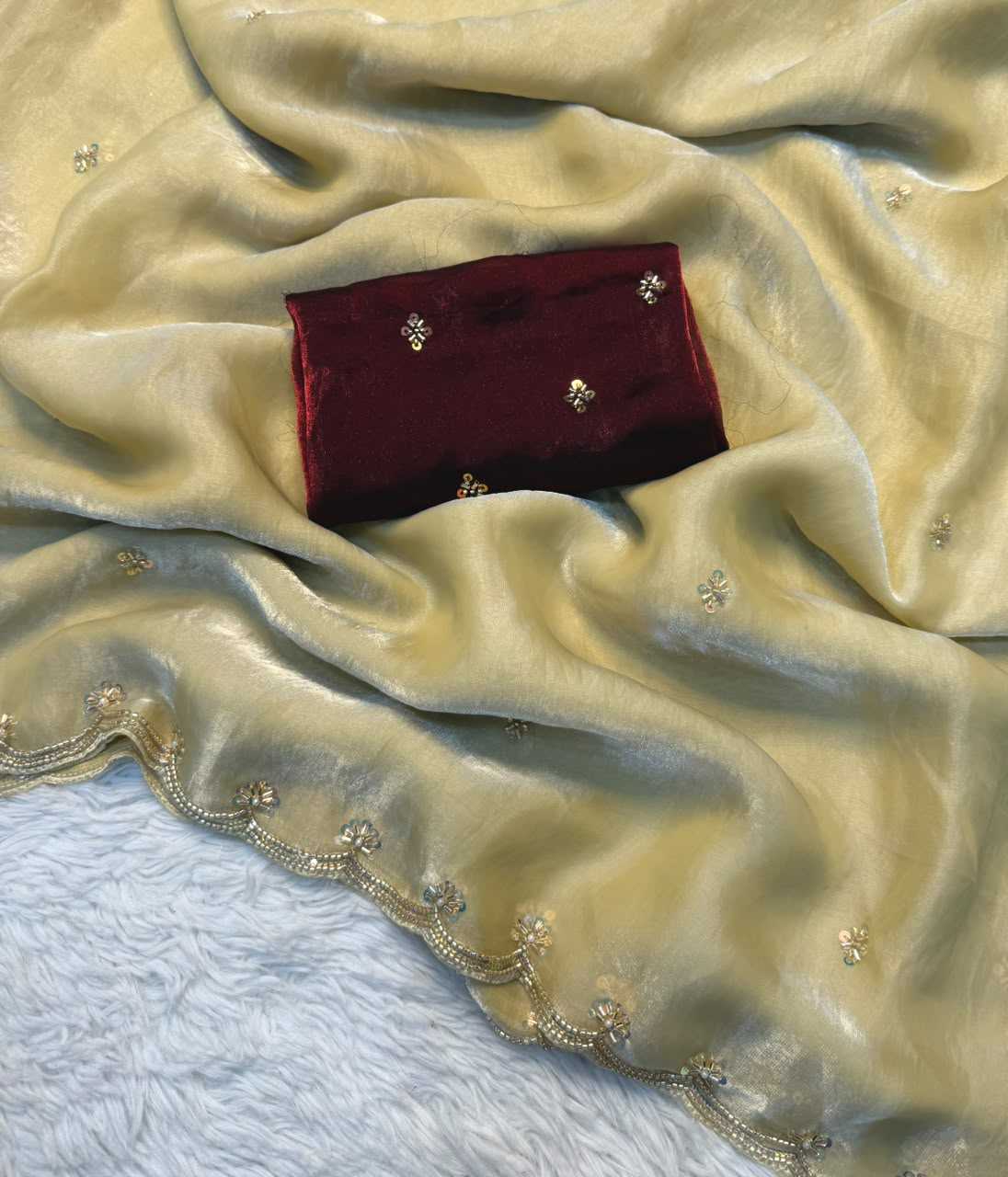 Akankini Space Silk Handloom Saree
