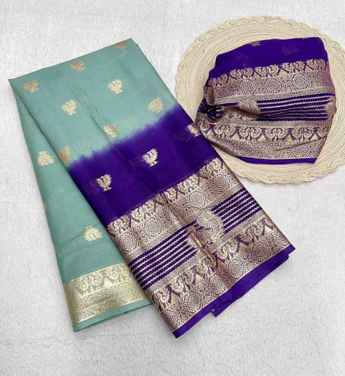 Amaira Premium Georgette Designer Saree in White