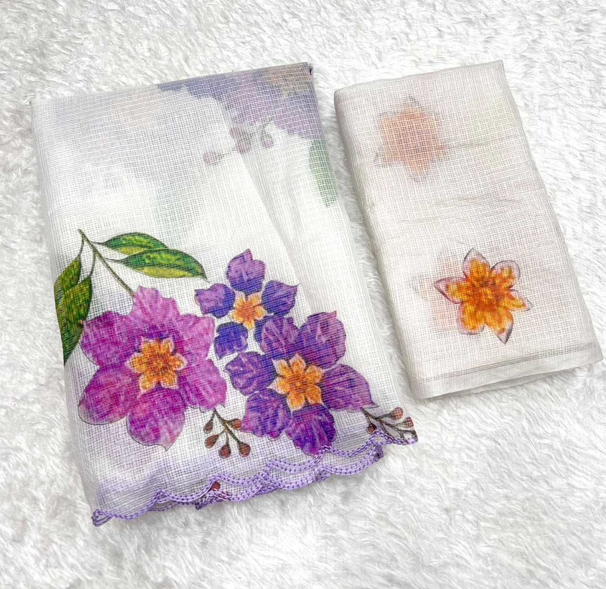 Anvi Kota Silk Kora Saree