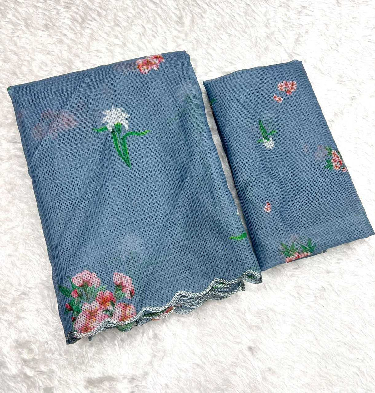 Anvi Kota Silk Kora Saree