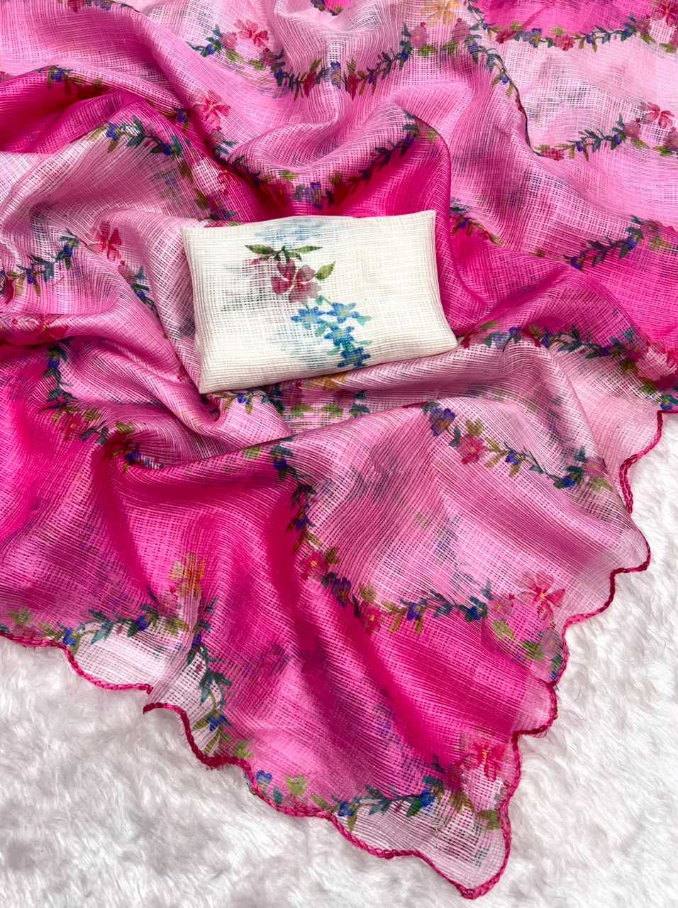 Anvi Kota Silk Kora Saree
