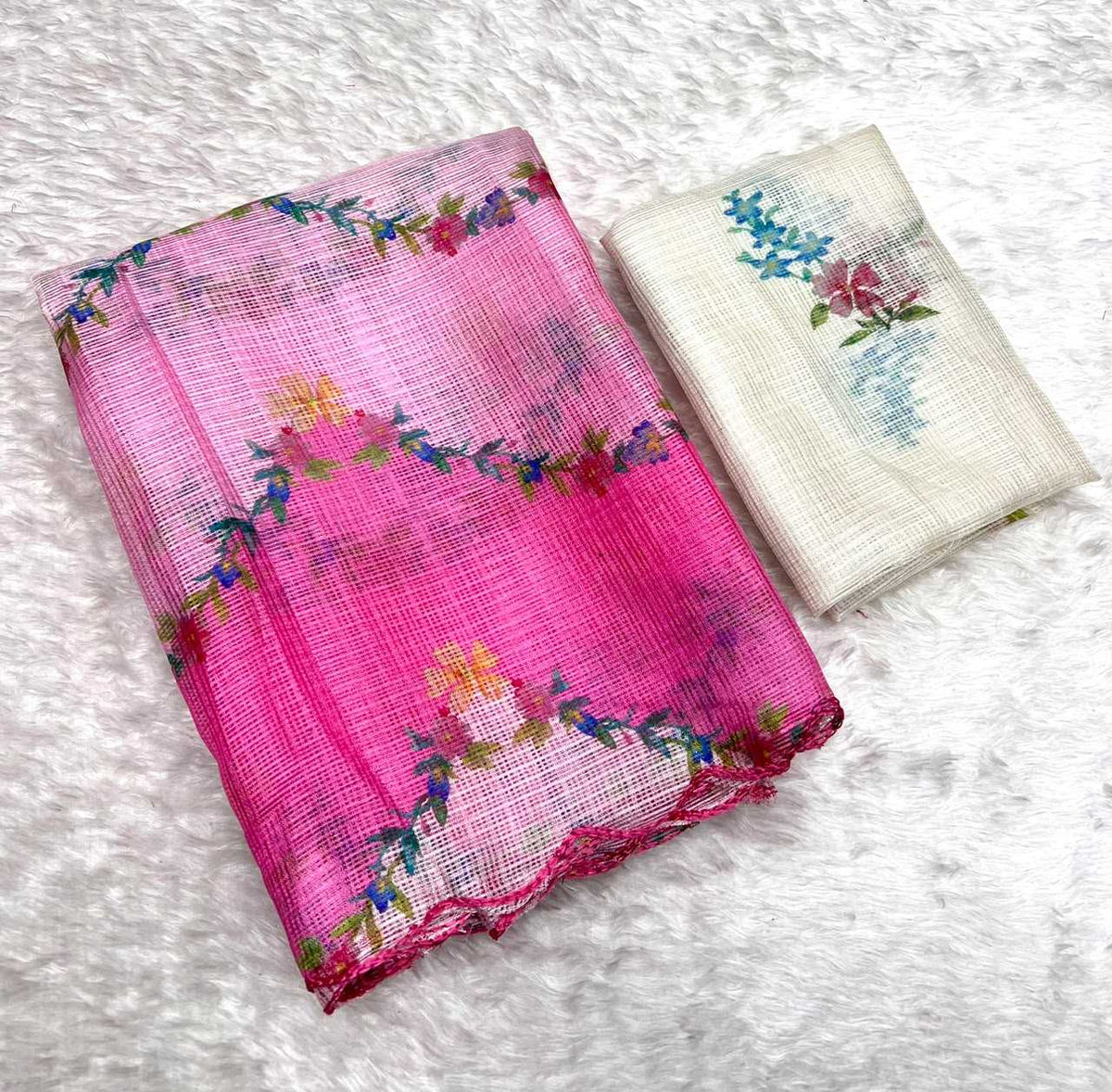 Anvi Kota Silk Kora Saree