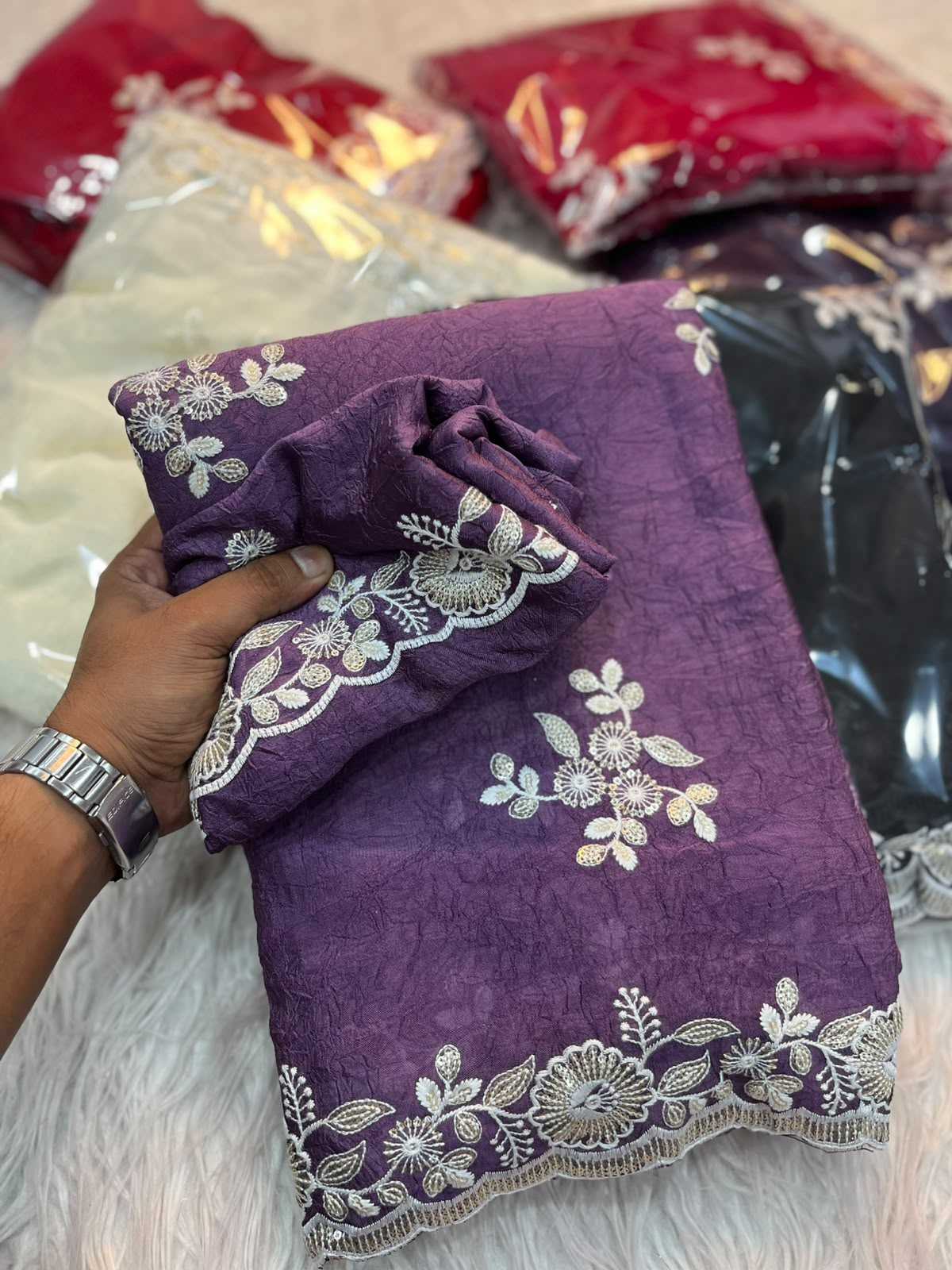 Party Wear Silk Saree