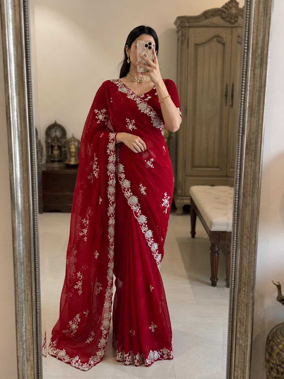 Party Wear Silk Saree
