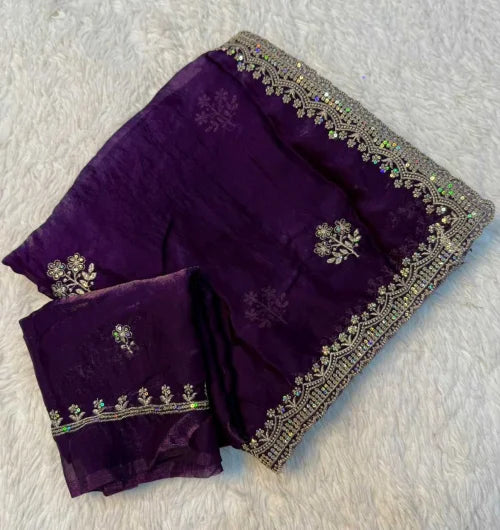 Avantika Space Silk Soft Saree
