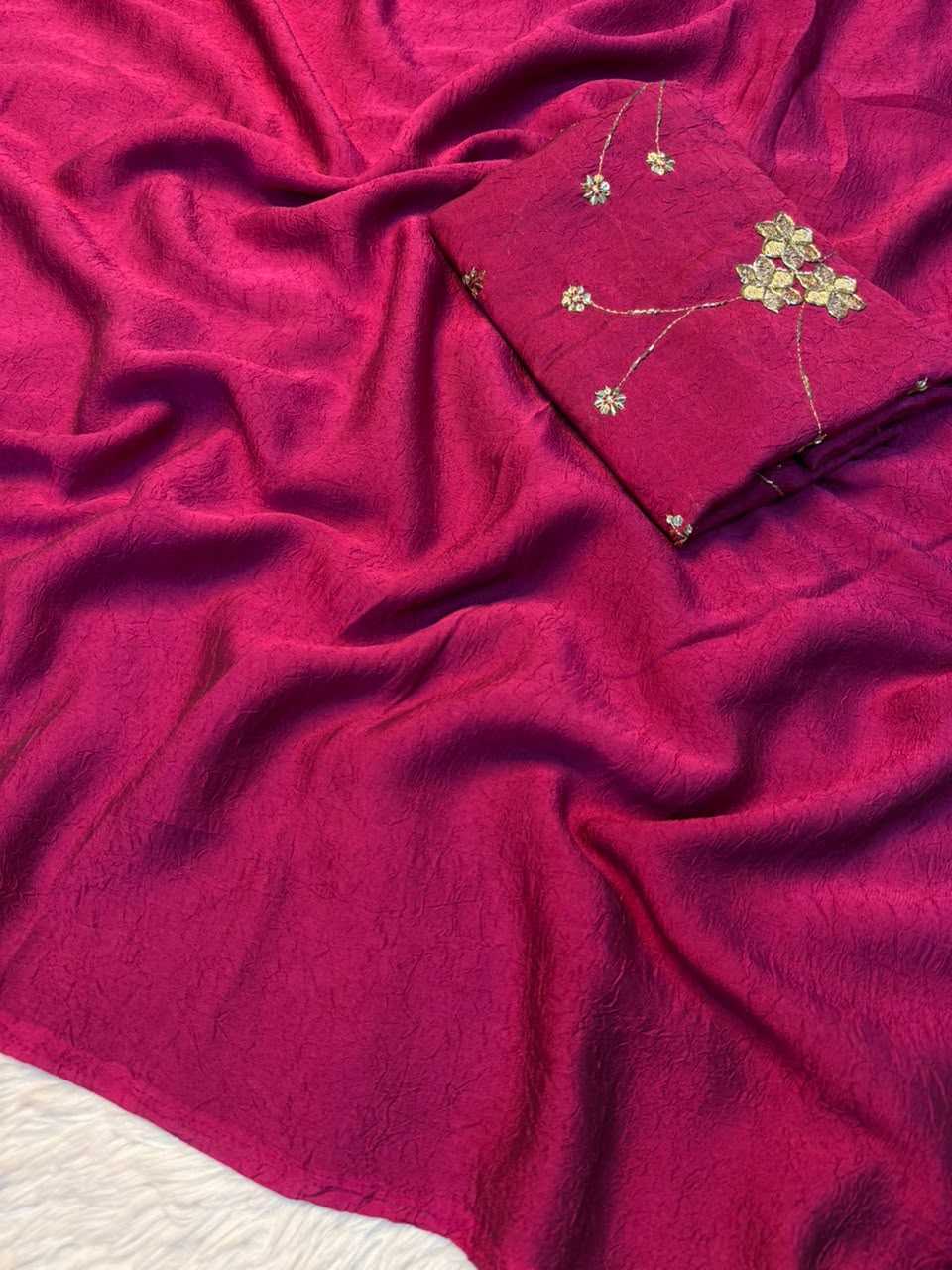 Avantika Space Silk Soft Saree in Lavender