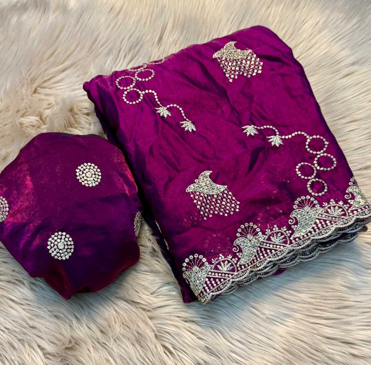 Party Wear Silk Saree