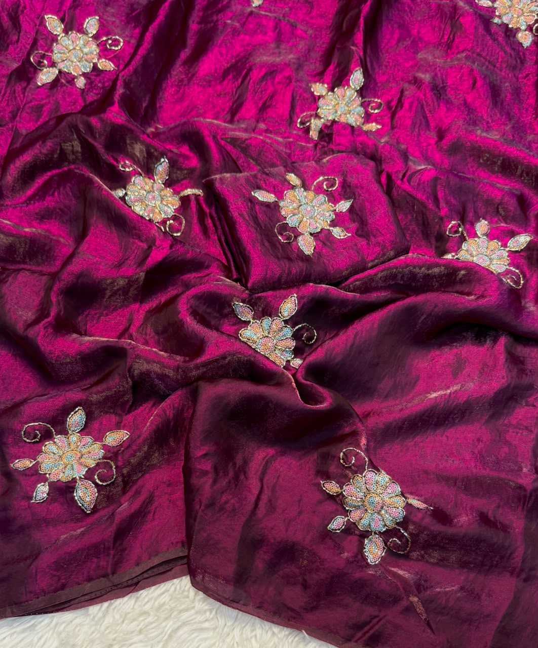Bhavya Space Silk Designer Saree