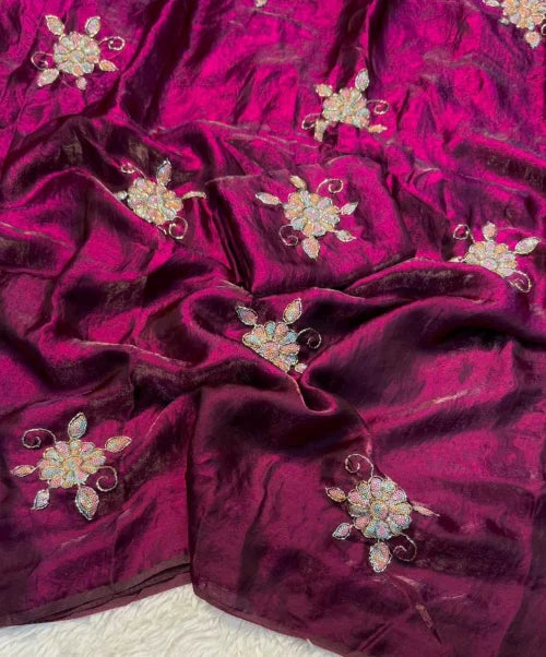 Bhavya Space Silk Designer Saree