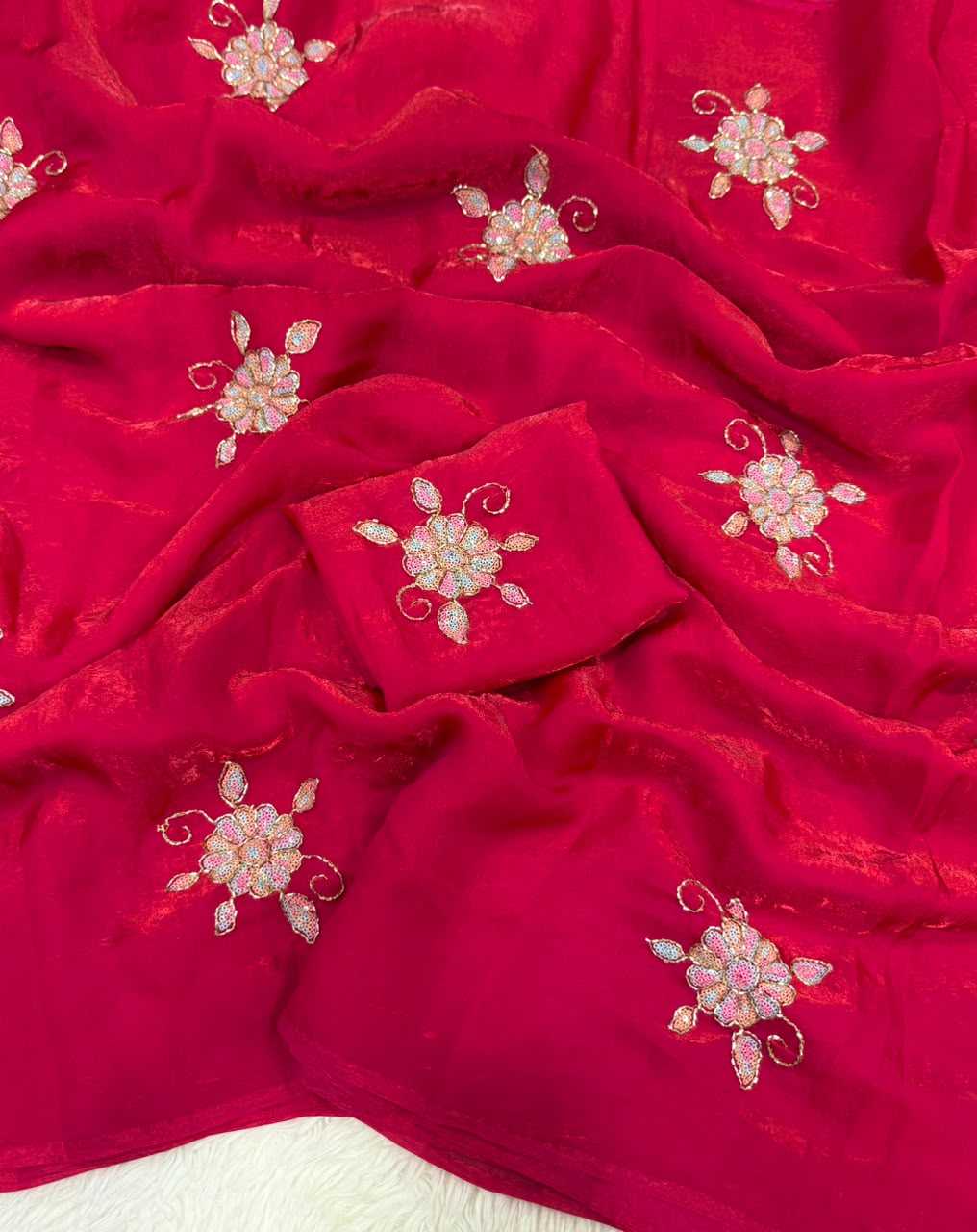 Bhavya Space Silk Designer Saree
