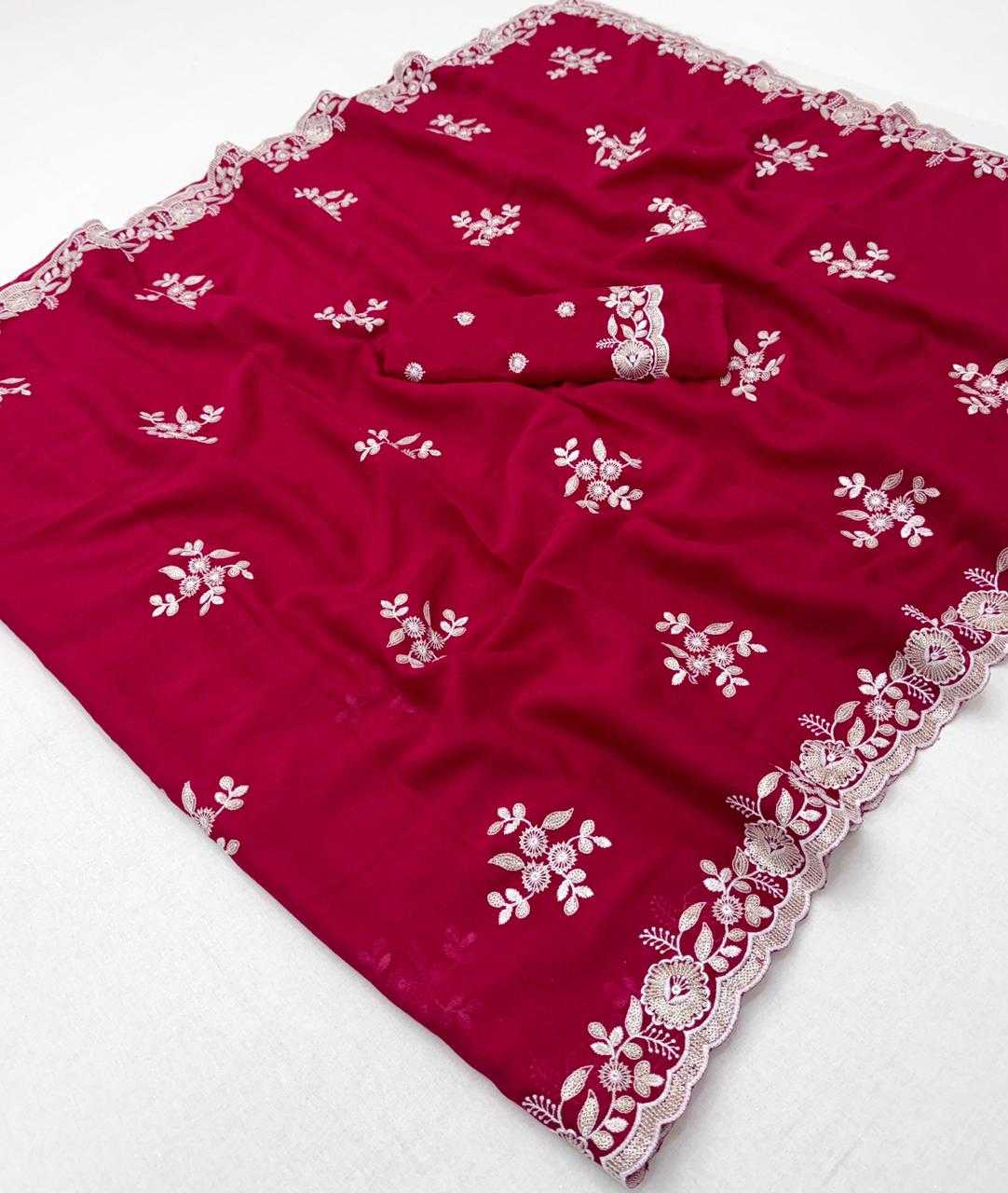 Chaitra Crush Silk Party Wear Saree