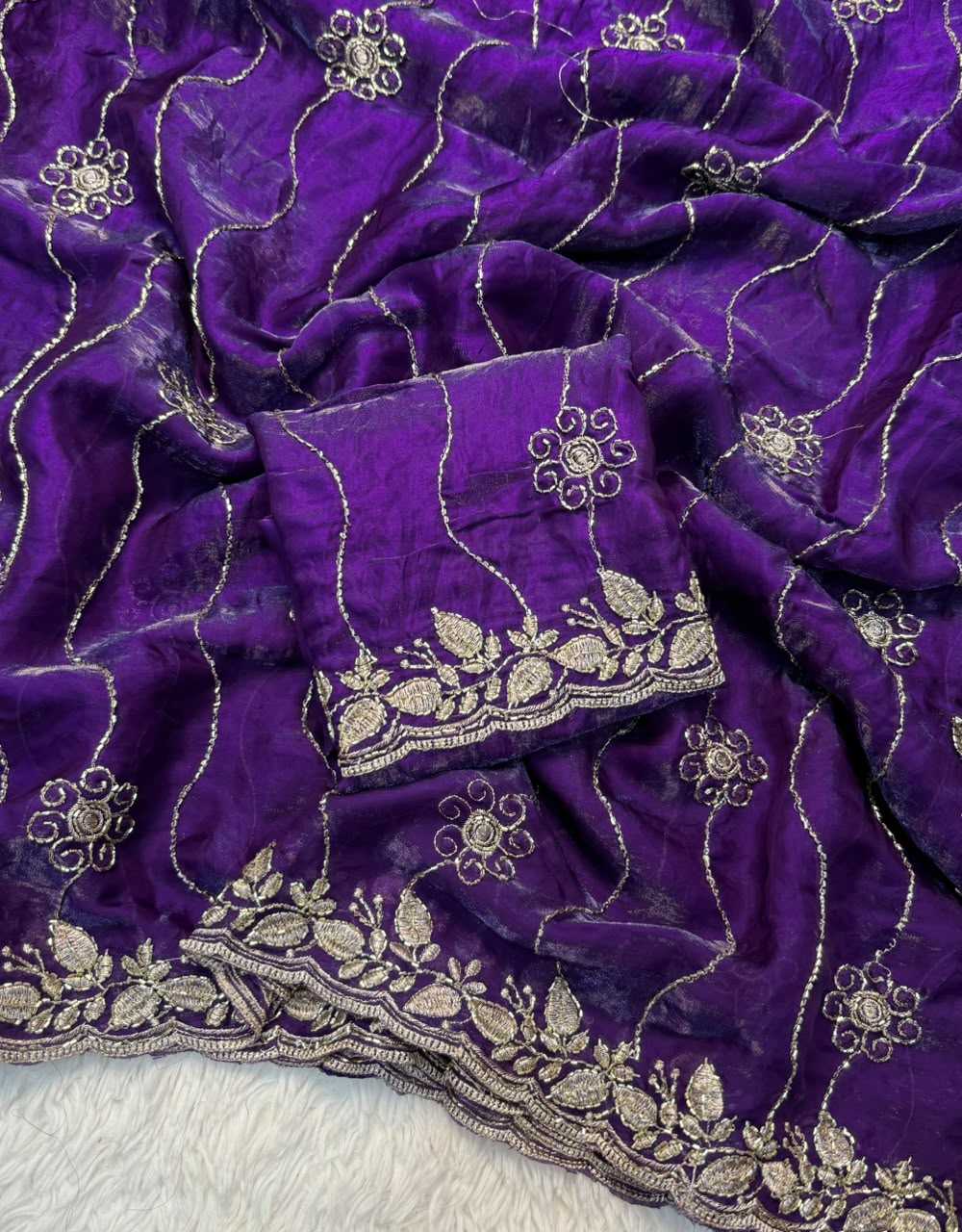 Space Silk Fancy Saree