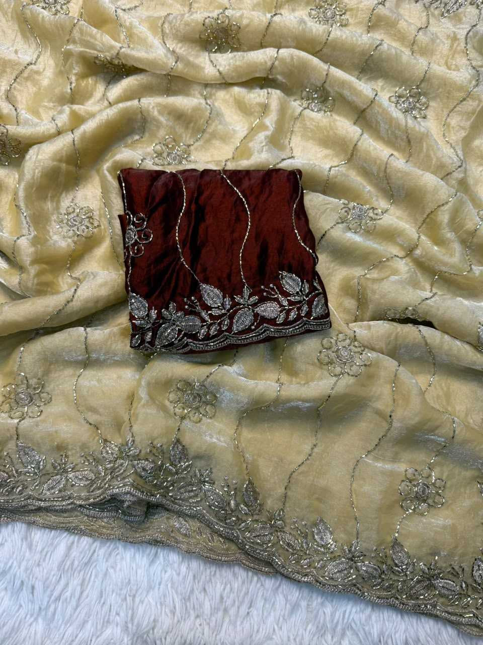 Space Silk Fancy Saree