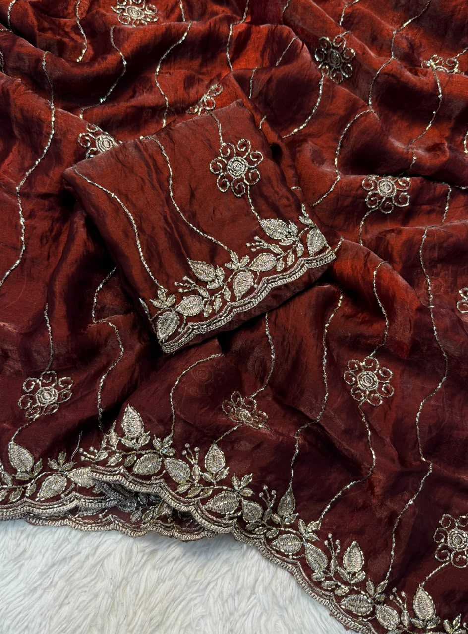 Space Silk Fancy Saree