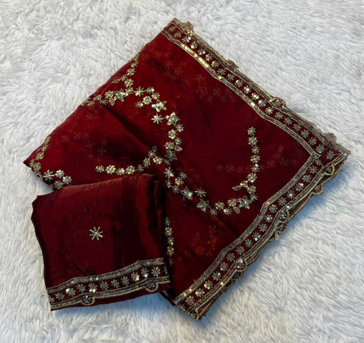 Drishti Space Silk Soft Saree