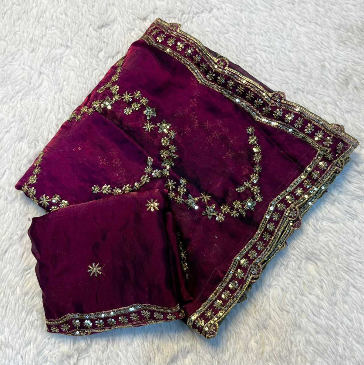 Drishti Space Silk Soft Saree