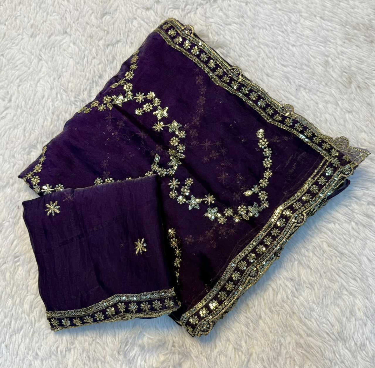 Drishti Space Silk Soft Saree