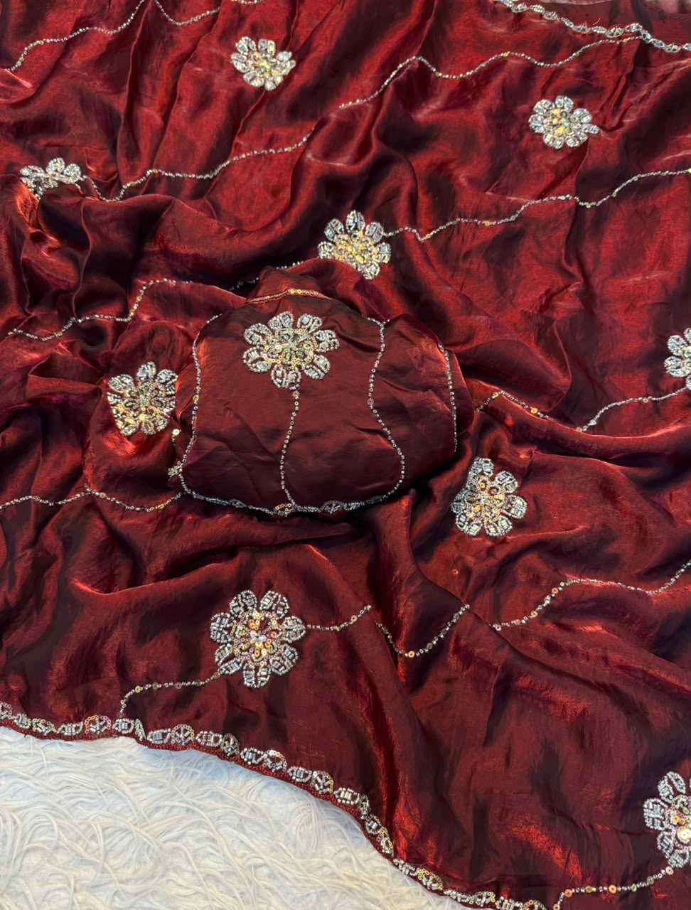 Space Silk Traditional Saree