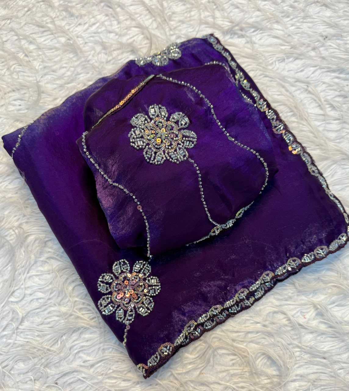 Space Silk Traditional Saree
