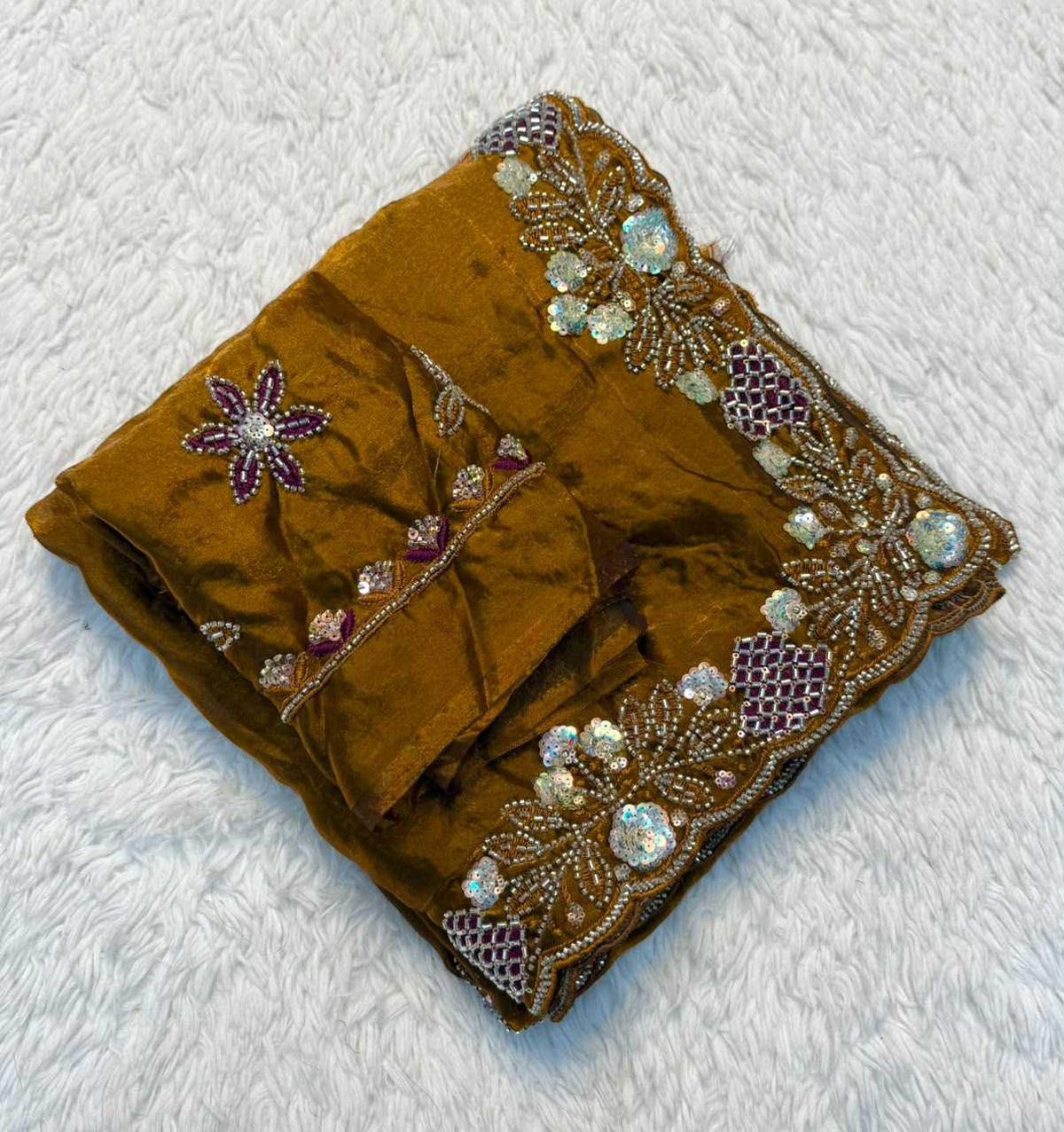 Falguni Space Silk Soft Saree
