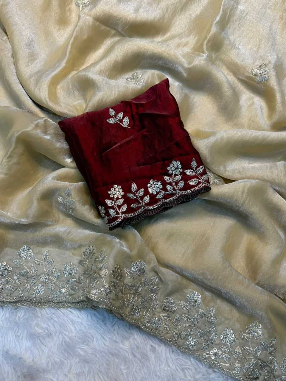 Space Silk Soft Saree
