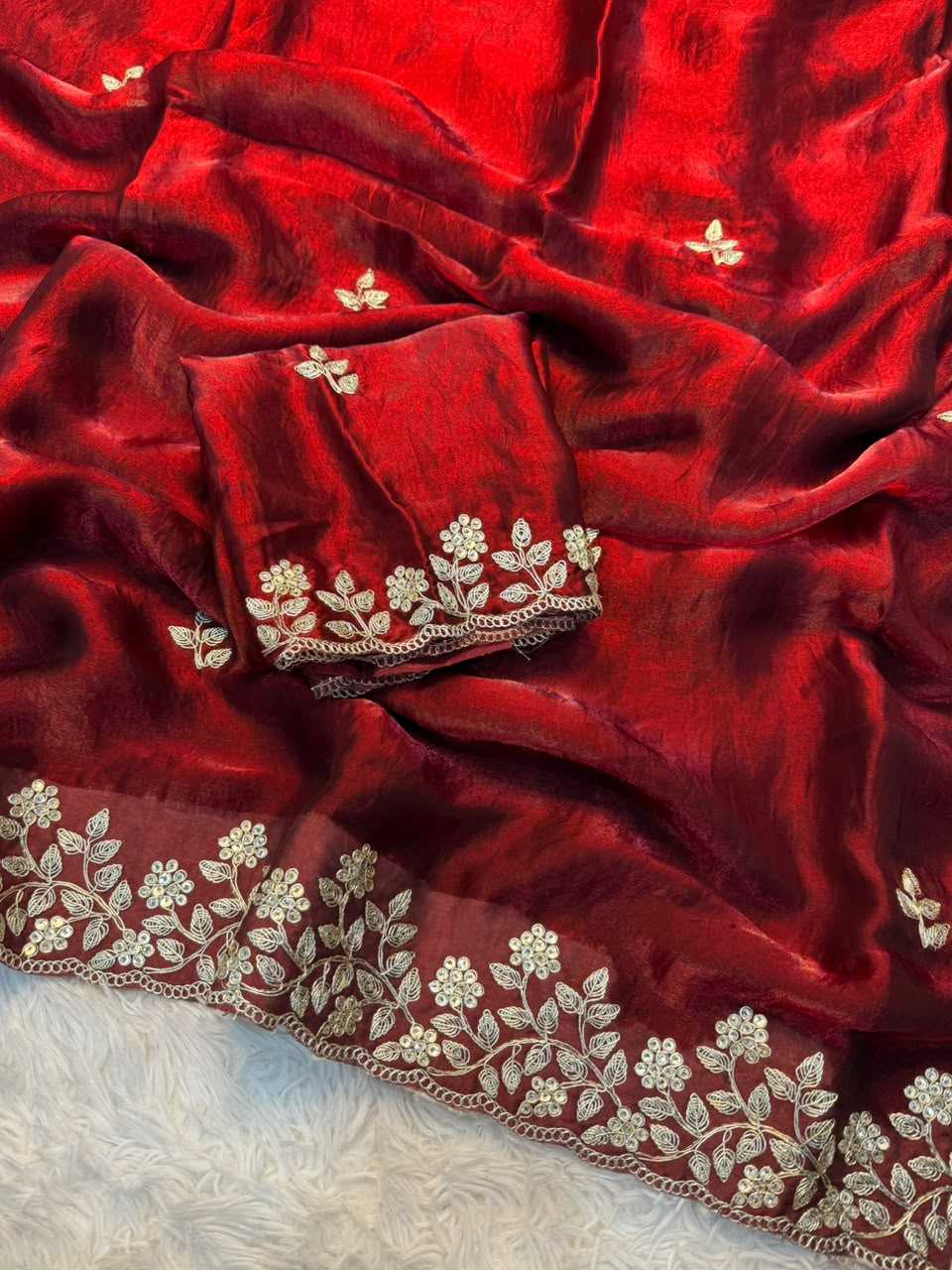 Space Silk Soft Saree