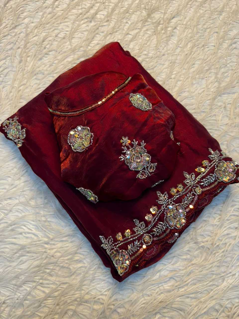 Space Silk Handloom Saree
