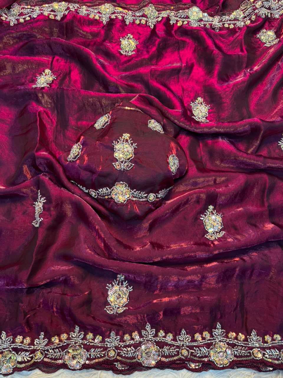 Space Silk Handloom Saree