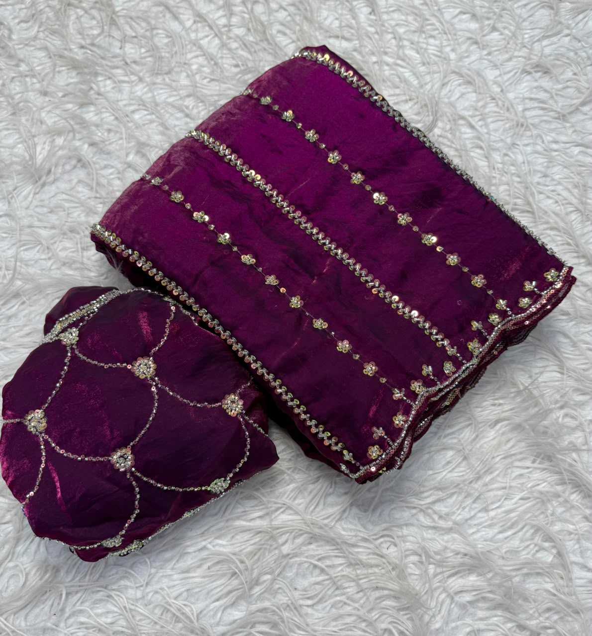 Space Silk Handloom Saree