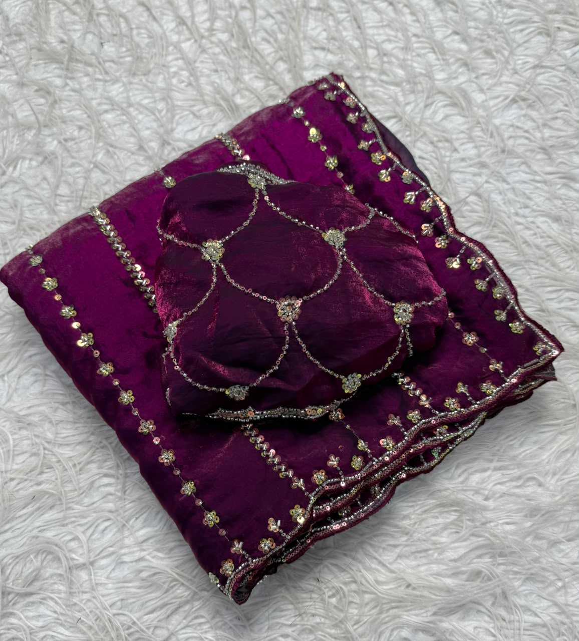 Space Silk Handloom Saree