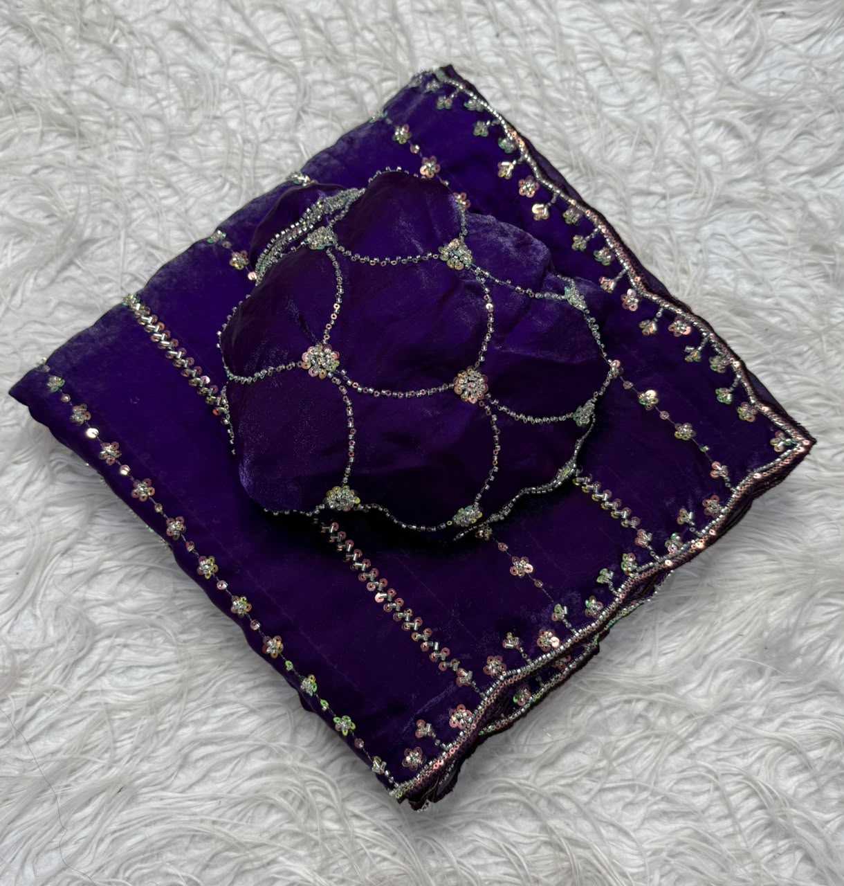 Space Silk Handloom Saree