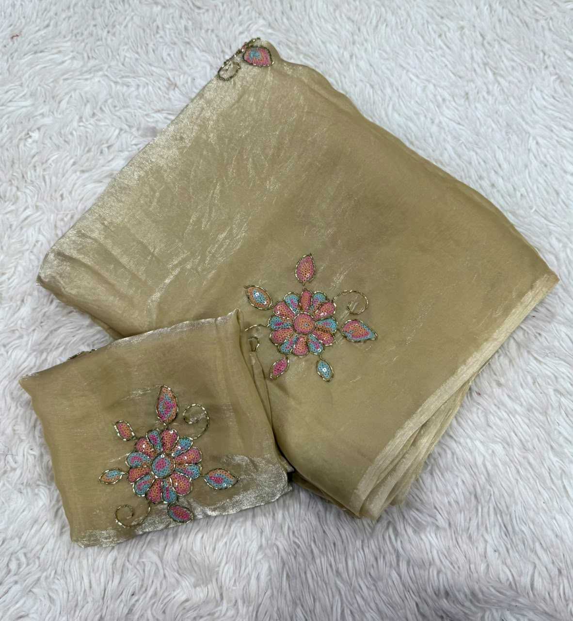 Ishita Space Silk Soft Saree