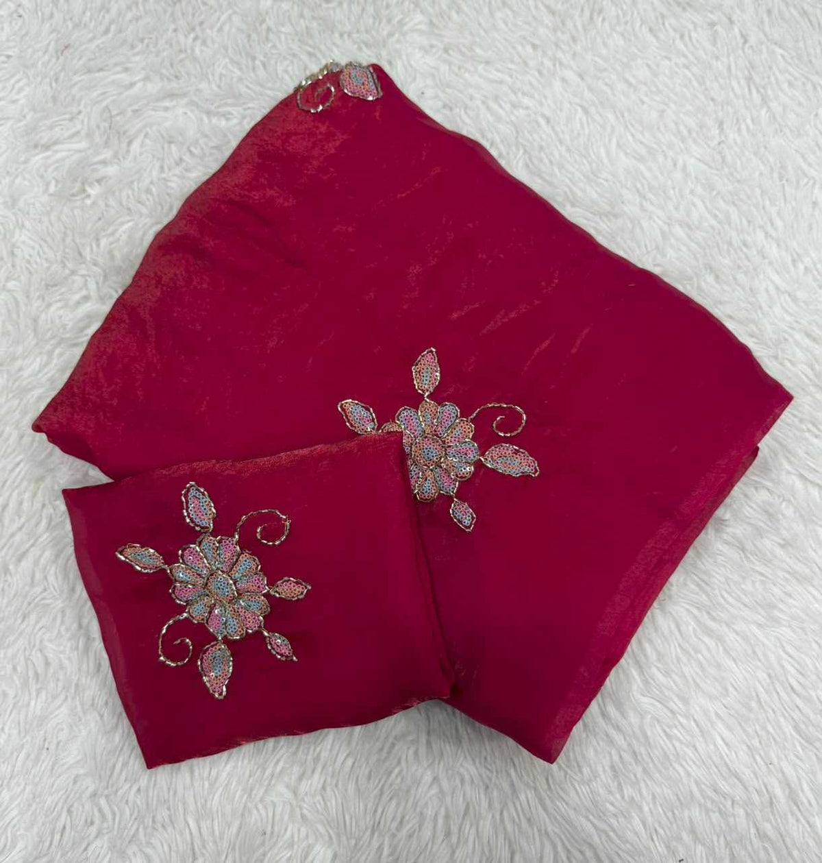 Ishita Space Silk Soft Saree