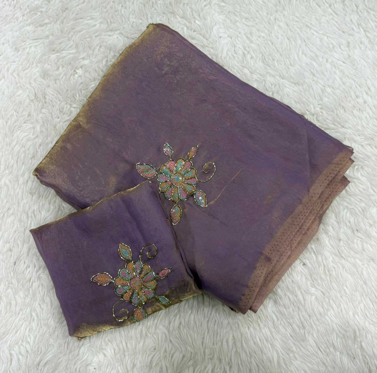 Ishita Space Silk Soft Saree