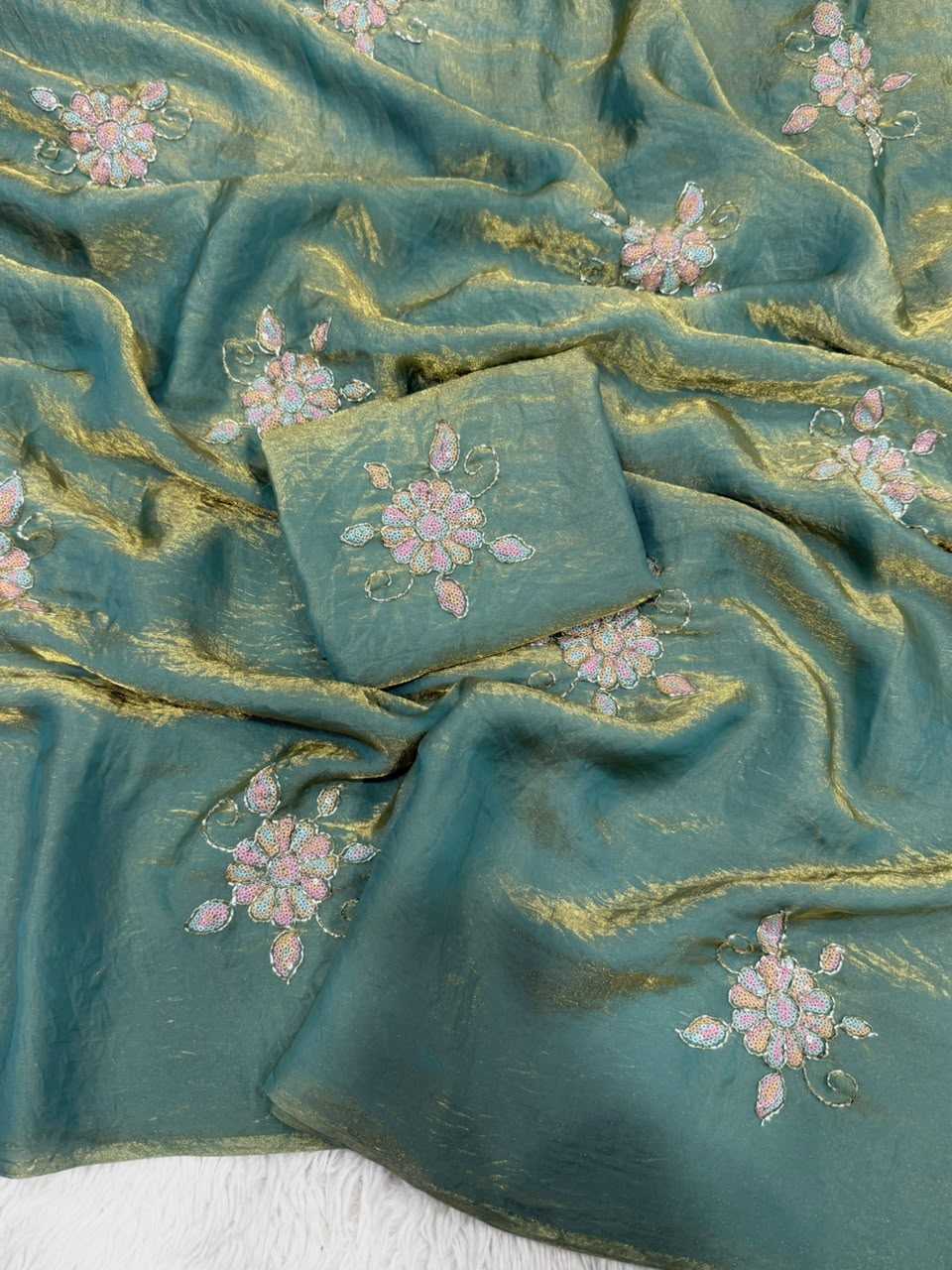 Ishita Space Silk Soft Saree