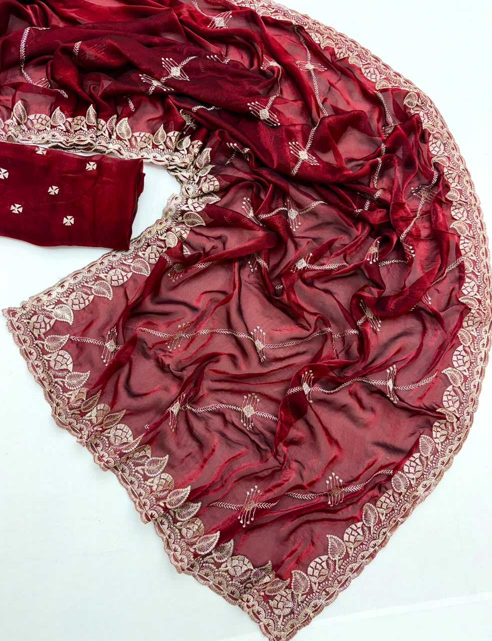 Jayanika Space Silk Zari Border Saree