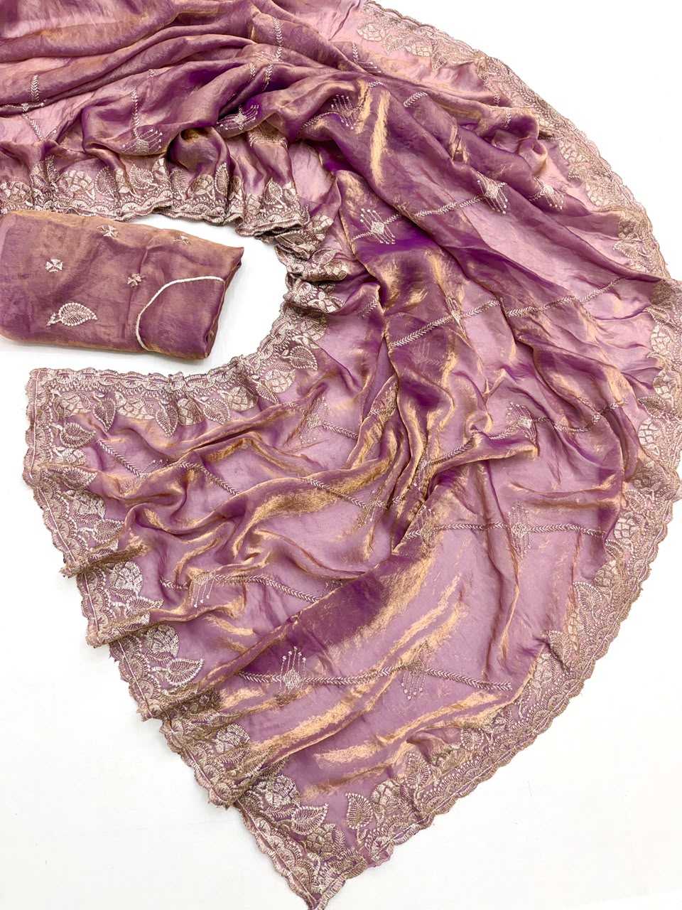 Jayanika Space Silk Zari Border Saree