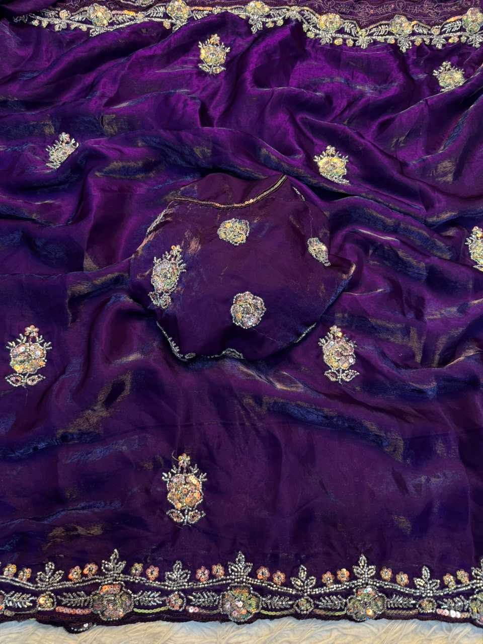 Space Silk Handloom Saree