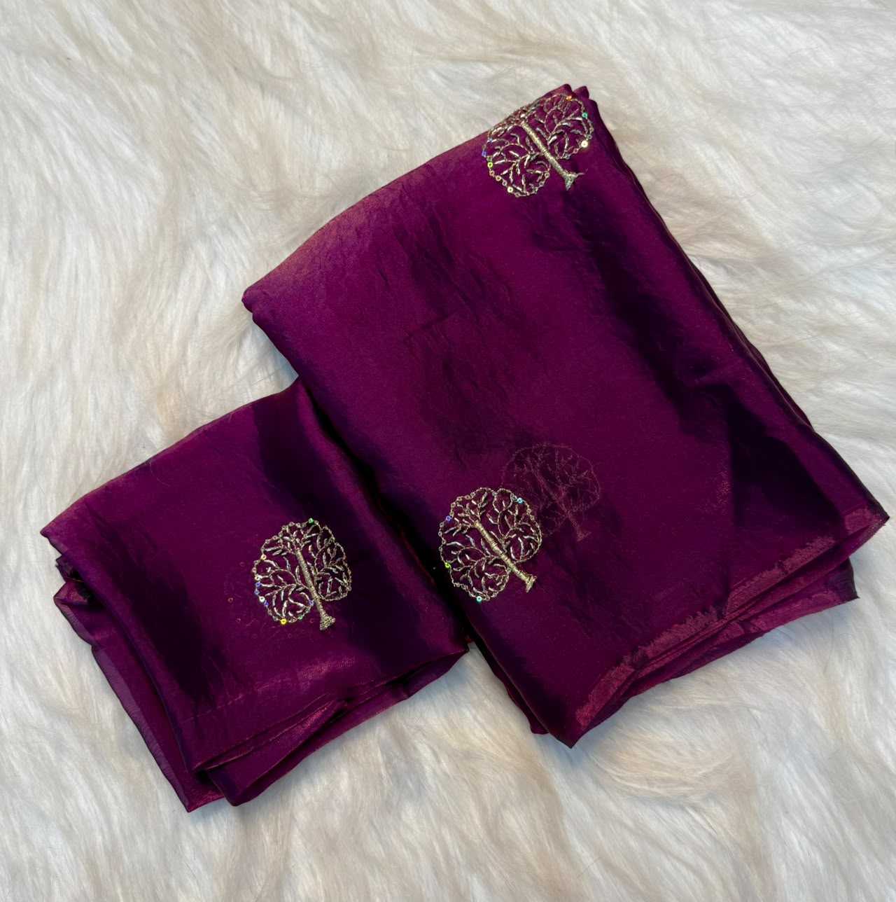 Space Silk Party Wear Saree