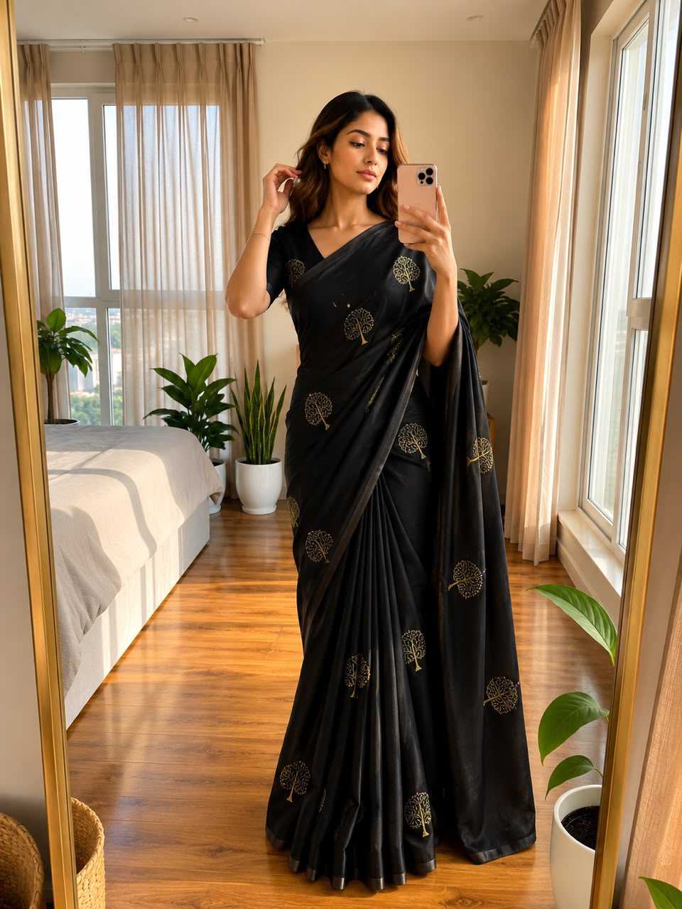 Space Silk Party Wear Saree