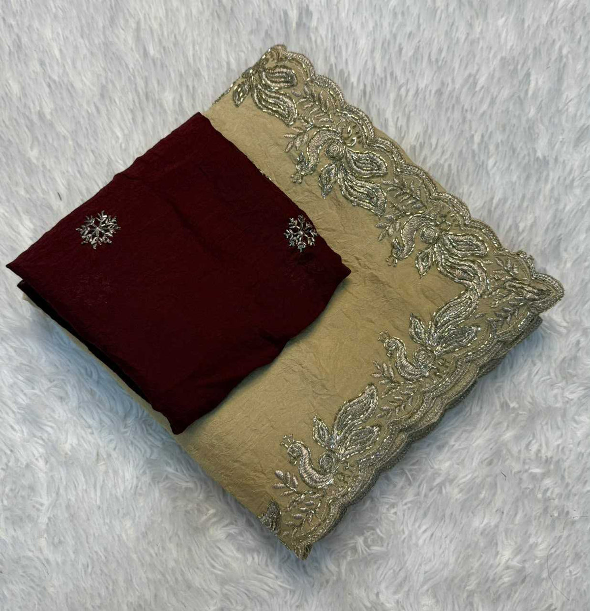 Kalyanika Crush Silk Party Wear Saree