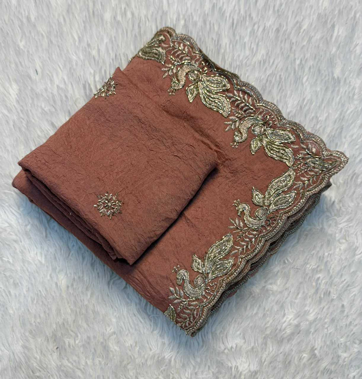 Kalyanika Crush Silk Party Wear Saree