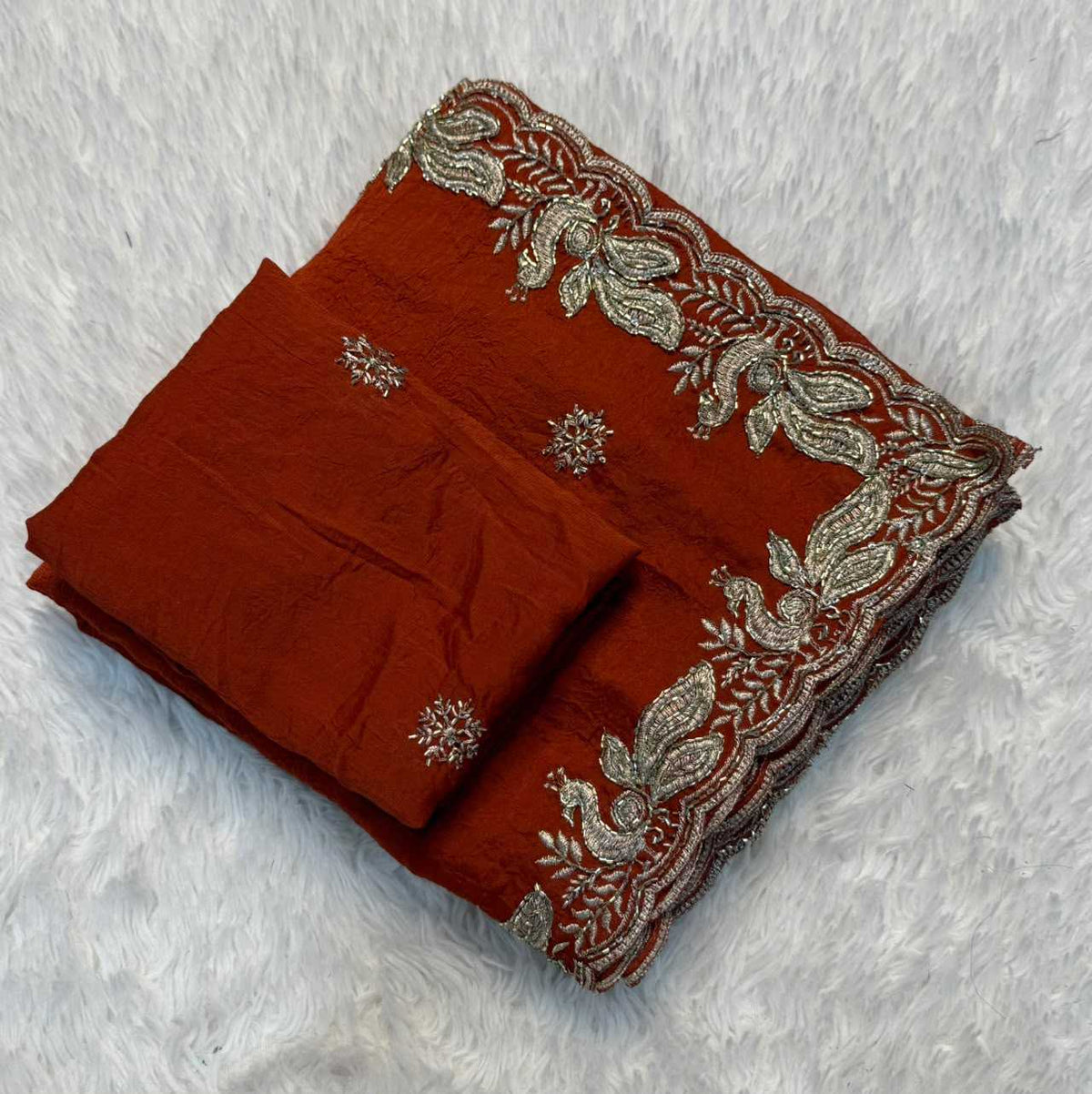 Kalyanika Crush Silk Party Wear Saree