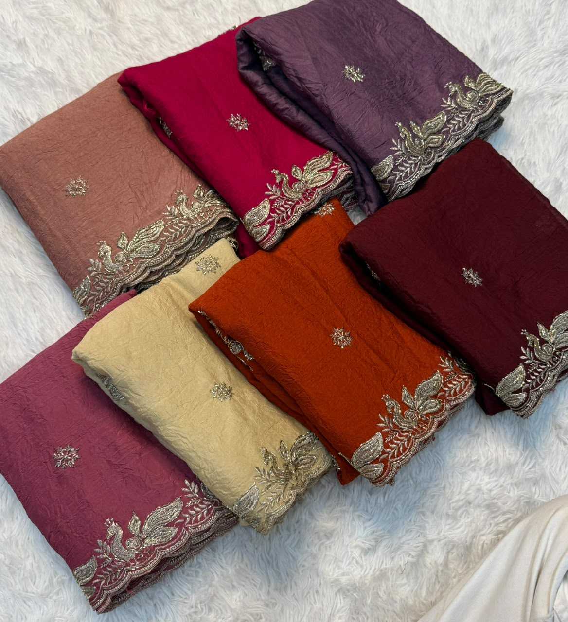 Kalyanika Crush Silk Party Wear Saree
